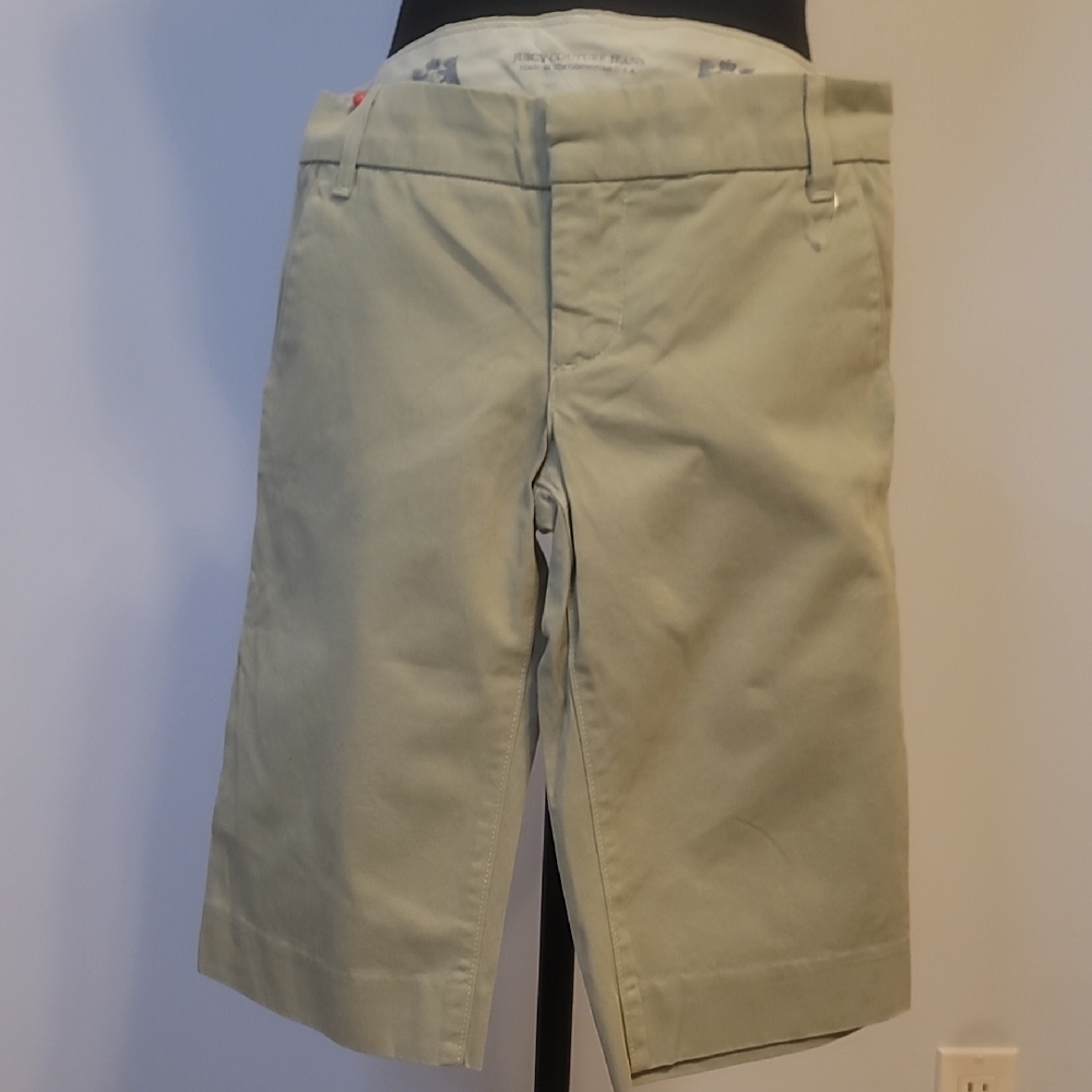 Juicy Couture Beige Straight Leg Shorts